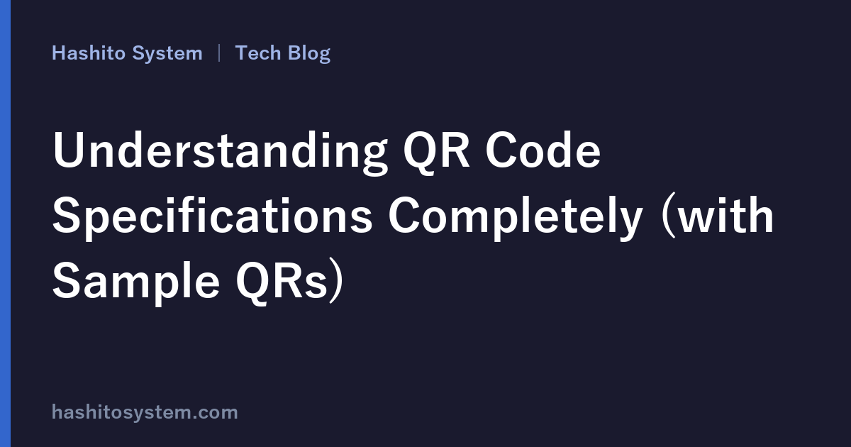 Understanding QR Code Specifications Completely (with Sample QRs ...