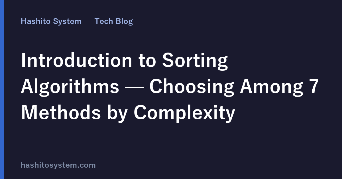 Introduction to Sorting Algorithms — Choosing Among 7 Methods by ...